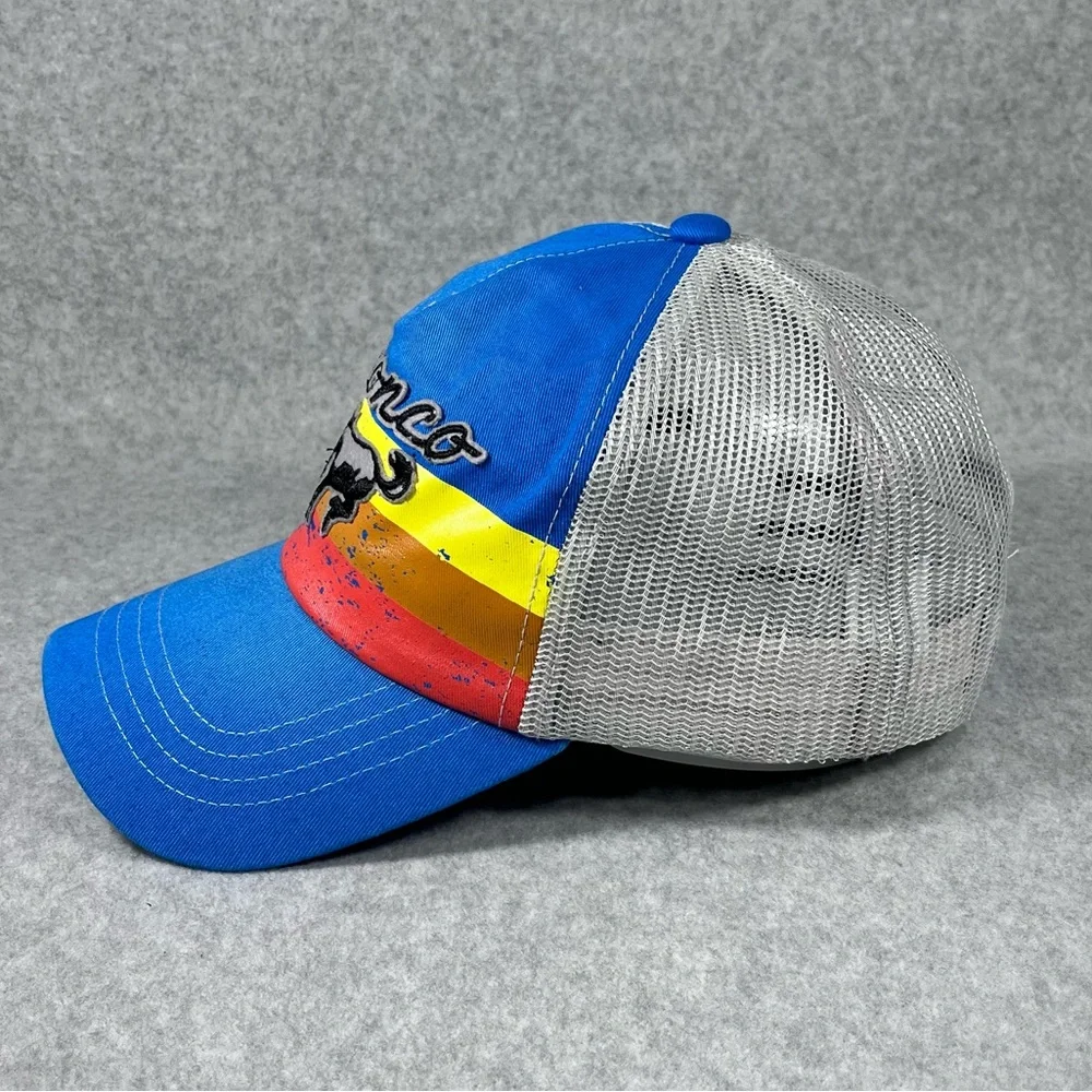 Ford Bronco Retro Adult Unisex Distressed Trucker Hat Snapback Cap One Size OSFM